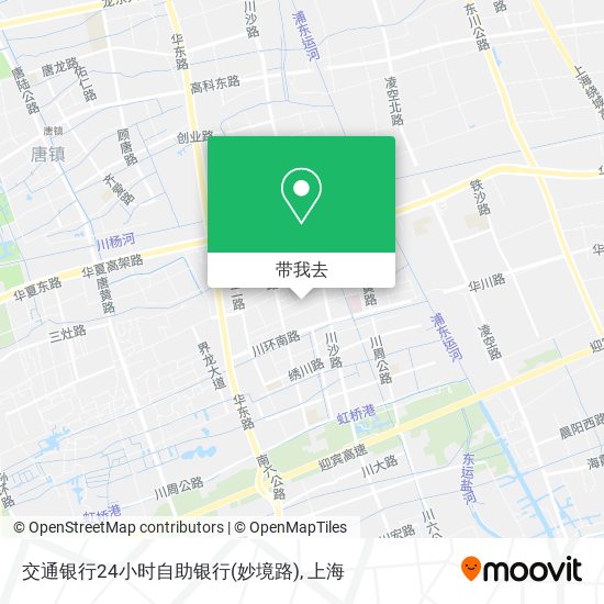 交通银行24小时自助银行(妙境路)地图