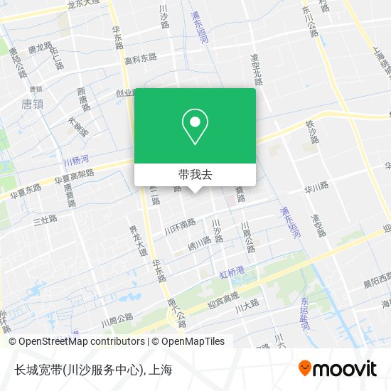 长城宽带(川沙服务中心)地图