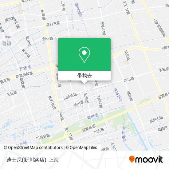 迪士尼(新川路店)地图