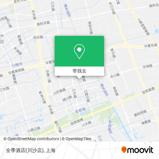 全季酒店(川沙店)地图
