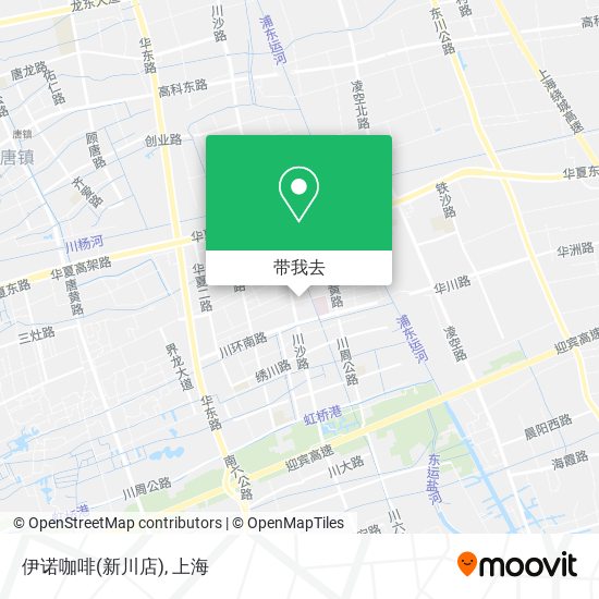 伊诺咖啡(新川店)地图