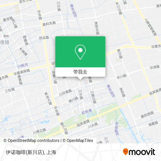 伊诺咖啡(新川店)地图