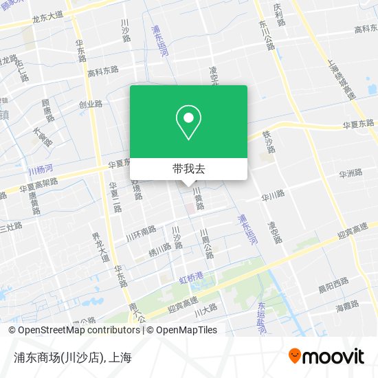 浦东商场(川沙店)地图