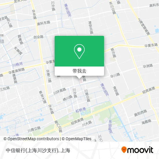 中信银行(上海川沙支行)地图