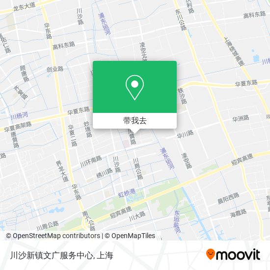 川沙新镇文广服务中心地图