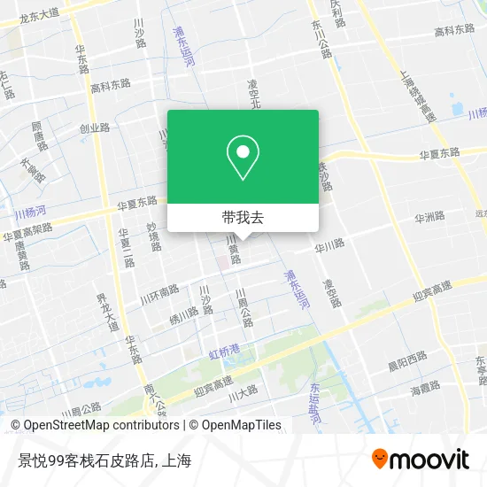 景悦99客栈石皮路店地图