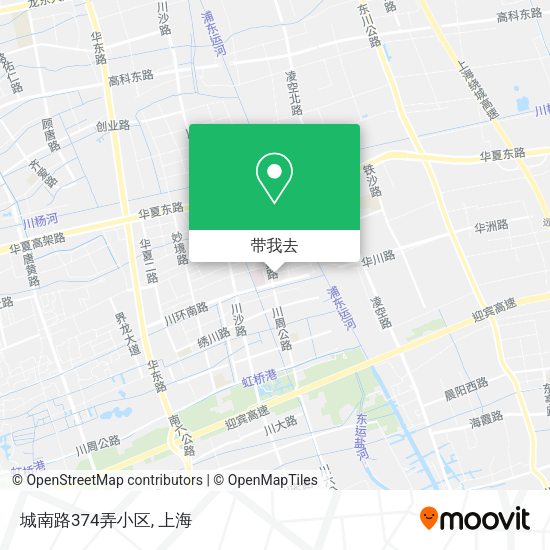 城南路374弄小区地图