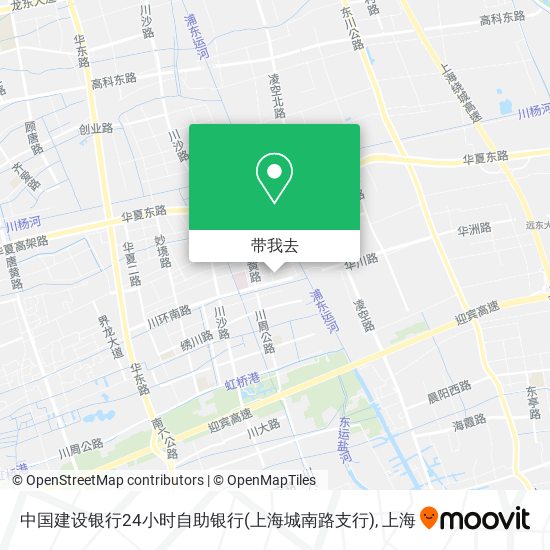 中国建设银行24小时自助银行(上海城南路支行)地图