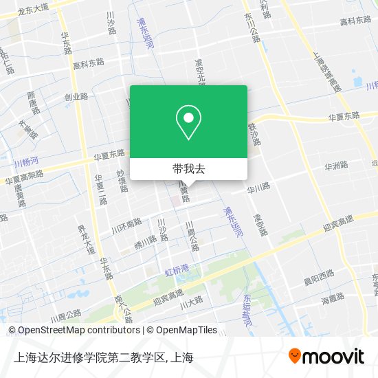 上海达尔进修学院第二教学区地图