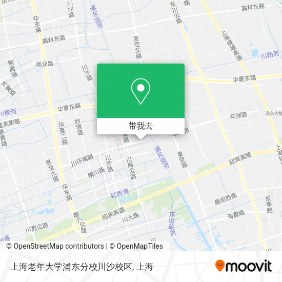 上海老年大学浦东分校川沙校区地图