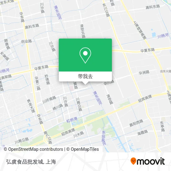 弘虞食品批发城地图