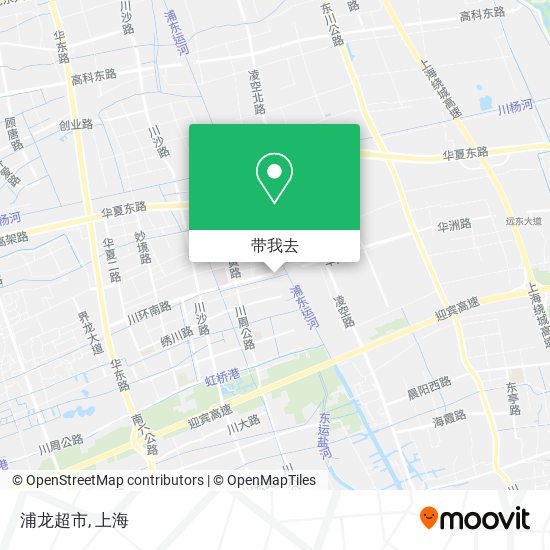 浦龙超市地图