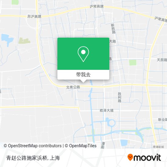 青赵公路施家浜桥地图