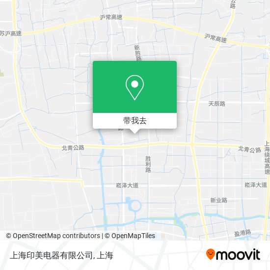 上海印美电器有限公司地图
