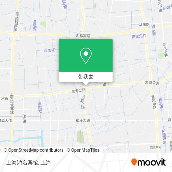 上海鸿名宾馆地图