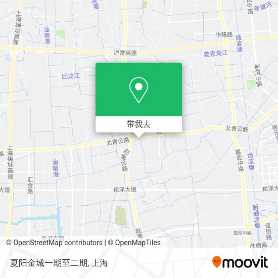 夏阳金城一期至二期地图