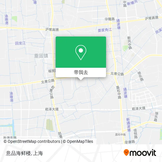 意品海鲜楼地图