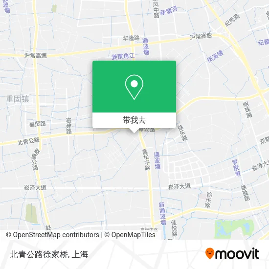 北青公路徐家桥地图