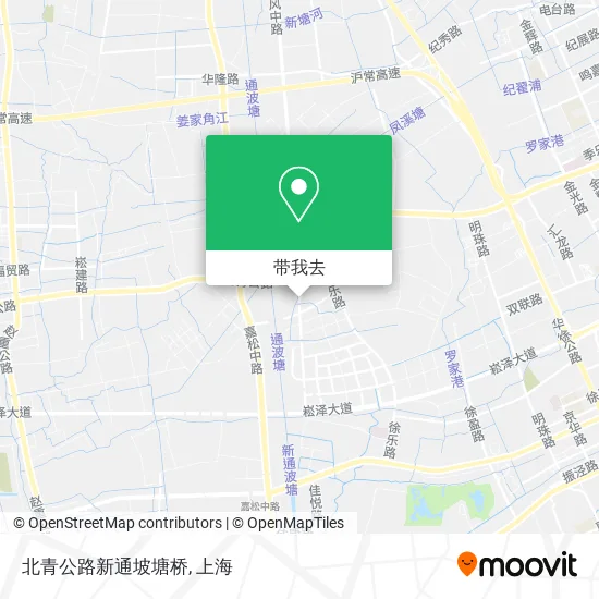 北青公路新通坡塘桥地图
