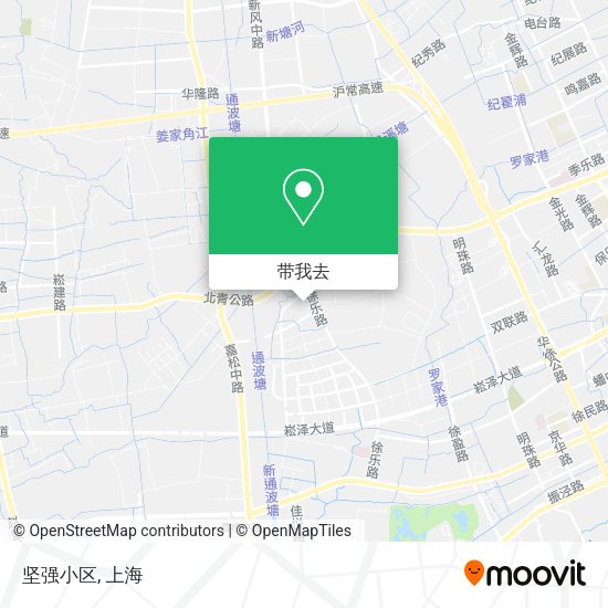 坚强小区地图