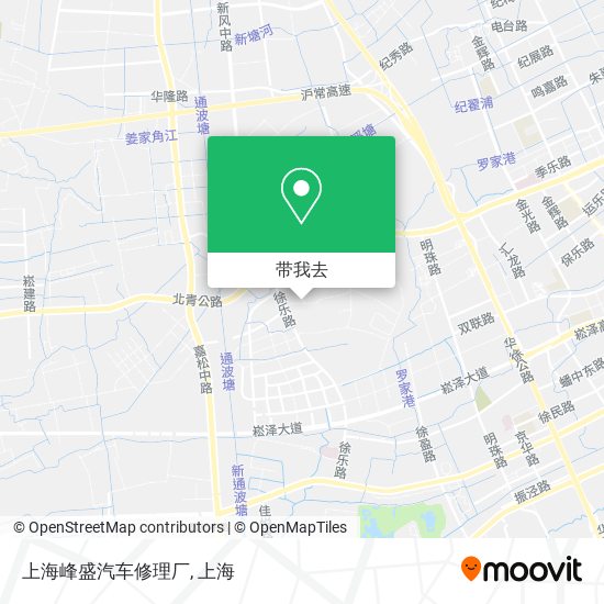 上海峰盛汽车修理厂地图