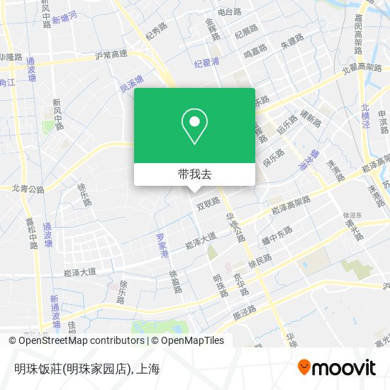 明珠饭莊(明珠家园店)地图