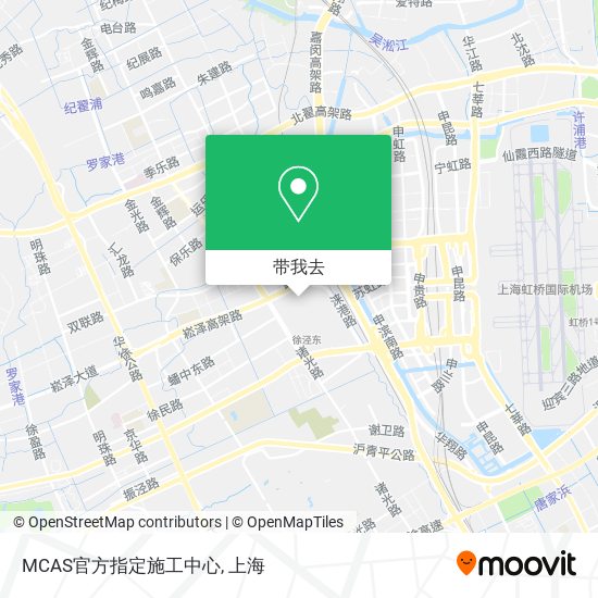 MCAS官方指定施工中心地图