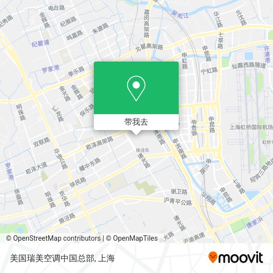 美国瑞美空调中国总部地图