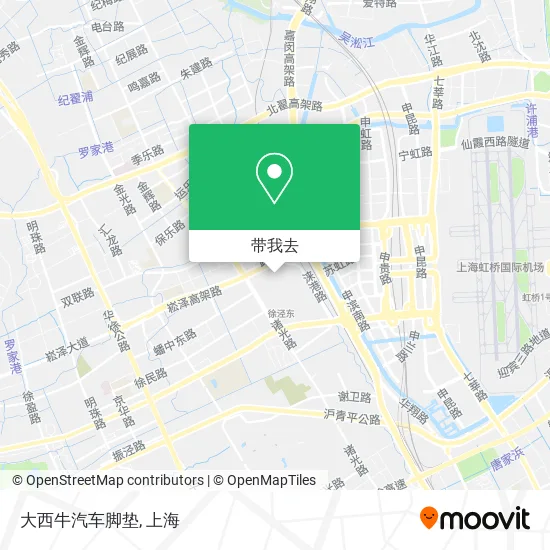 大西牛汽车脚垫地图