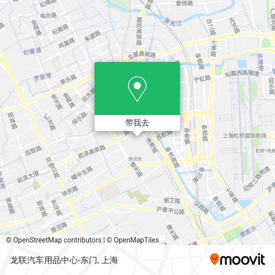 龙联汽车用品中心-东门地图