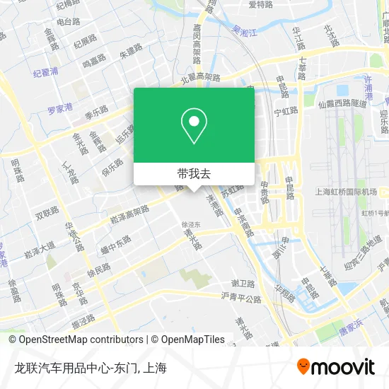 龙联汽车用品中心-东门地图