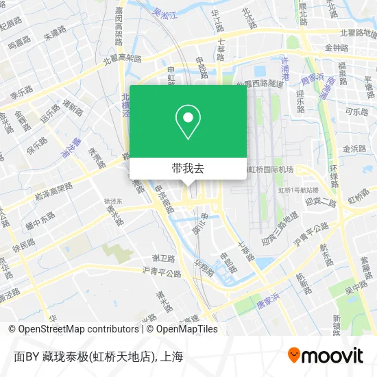 面BY 藏珑泰极(虹桥天地店)地图