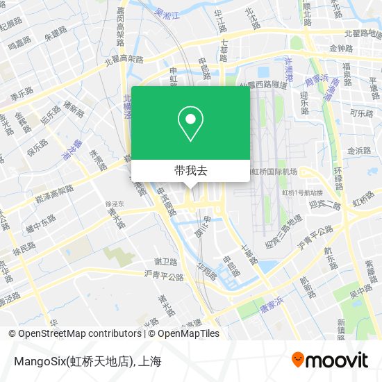 MangoSix(虹桥天地店)地图