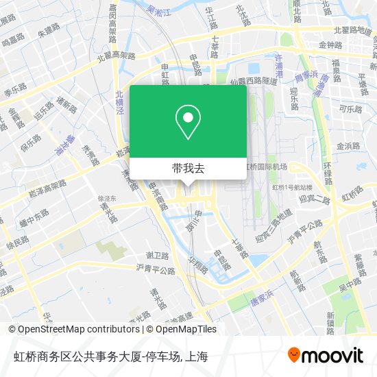 虹桥商务区公共事务大厦-停车场地图