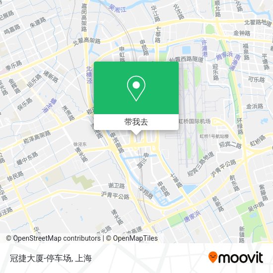 冠捷大厦-停车场地图