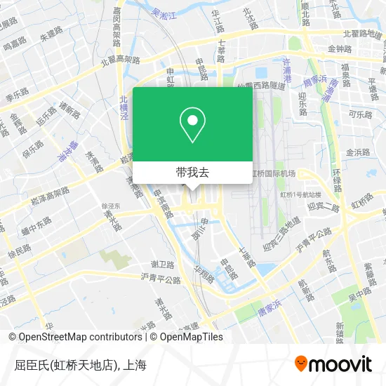 屈臣氏(虹桥天地店)地图