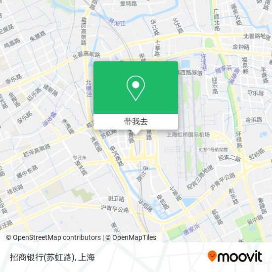 招商银行(苏虹路)地图