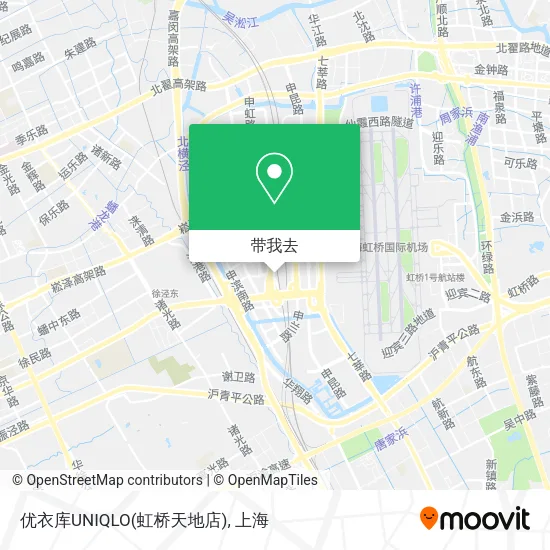 优衣库UNIQLO(虹桥天地店)地图