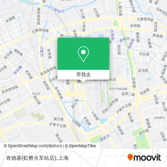肯德基(虹桥火车站店)地图