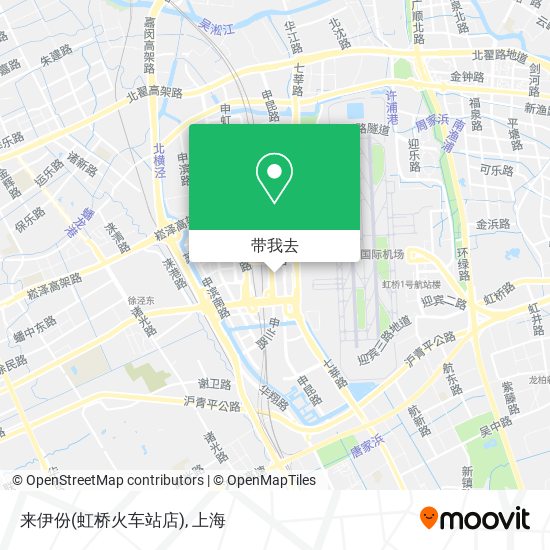 来伊份(虹桥火车站店)地图
