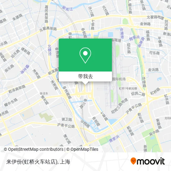 来伊份(虹桥火车站店)地图