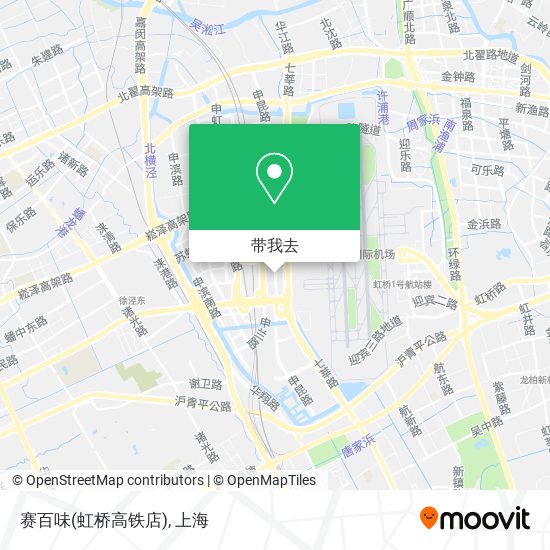 赛百味(虹桥高铁店)地图
