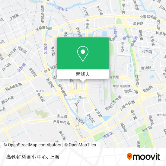 高铁虹桥商业中心地图