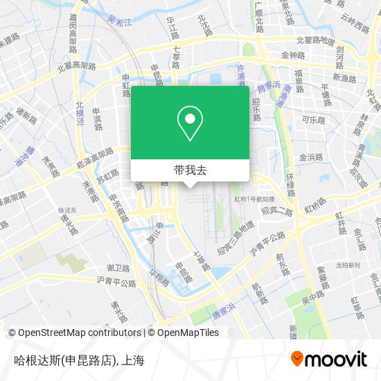 哈根达斯(申昆路店)地图