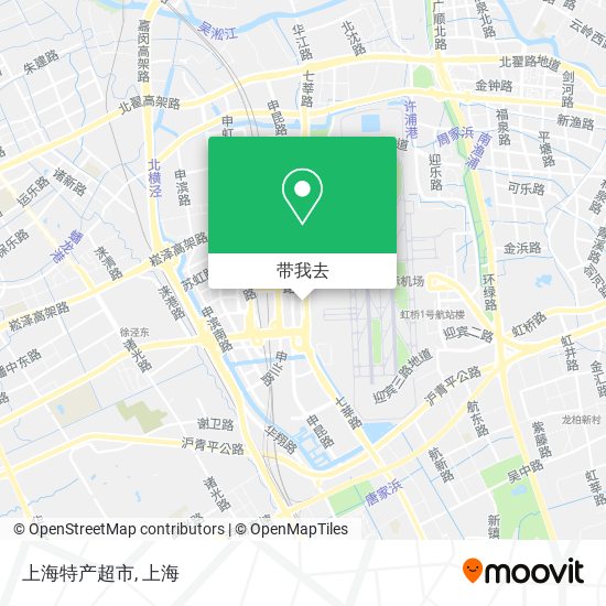 上海特产超市地图