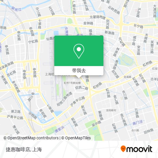 捷惠咖啡店地图