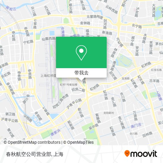 春秋航空公司营业部地图