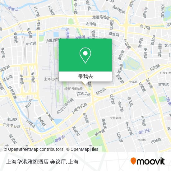 上海华港雅阁酒店-会议厅地图