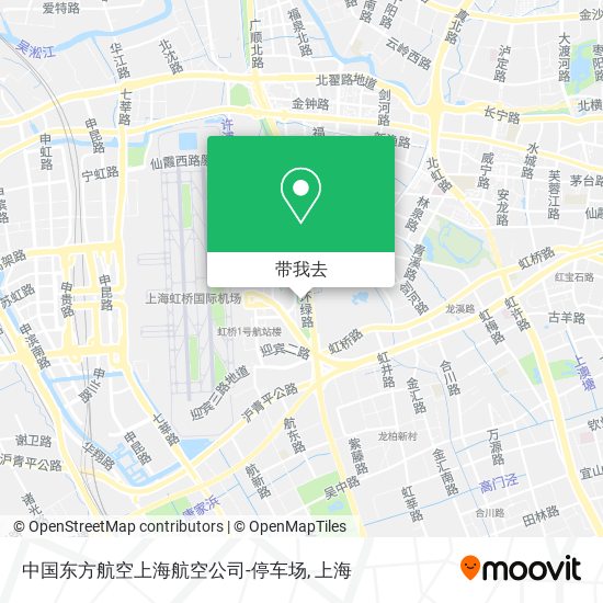 中国东方航空上海航空公司-停车场地图