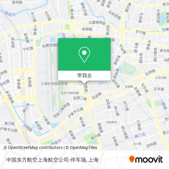 中国东方航空上海航空公司-停车场地图